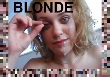 Poor blonde Dutch teen