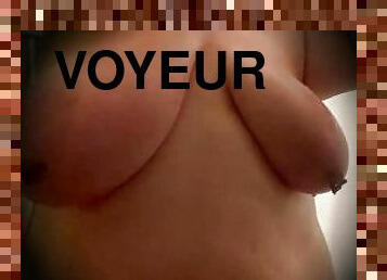 baignade, gros-nichons, amateur, milf, cam, belle-femme-ronde, voyeur, point-de-vue, fétiche, douche