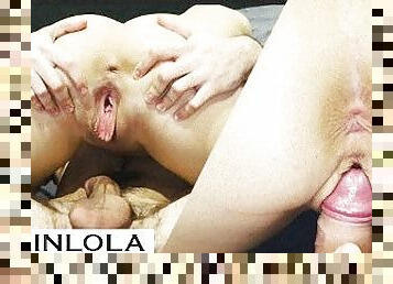 Close-up of Jack fucking Lola's tight pussy POV  Amateur Couple JackInLola