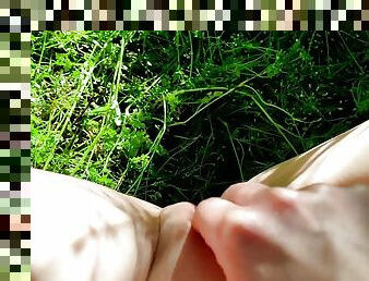 I pee and masturbate in the forest - amateur Lalli_Puff