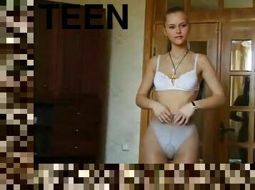 Super teen sexy striptease