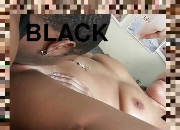 cul, vieux, orgasme, giclée, fellation, énorme-bite, interracial, black, jeune-18, blonde