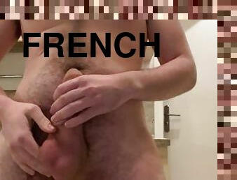 masturbation, amateur, énorme-bite, française, point-de-vue, solo, bite