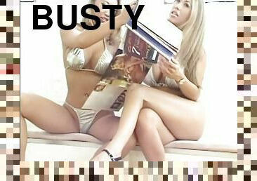 Sexy busty asian miko and kianna lesbian sex