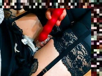 femme-de-ménage, orgasme, transsexuelle, ejaculation-sur-le-corps, jouet, hardcore, branlette, bdsm, mignonne, fétiche