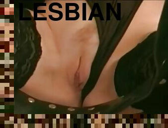 Lesbians in hardcore fetish action