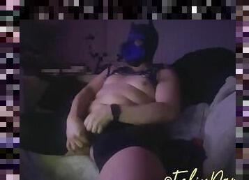 Pup Felix Wanking for a MILF...more like a DILF