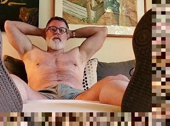 papa, amateur, mature, gay, pieds, point-de-vue, fétiche, solo, pappounet, musclé