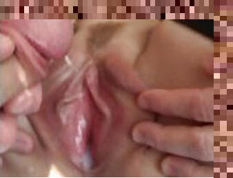 gros-nichons, pisser, chatte-pussy, giclée, amateur, babes, ejaculation-sur-le-corps, française, couple, ejaculation