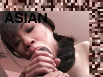 asiatisk, orgasm, fitta-pussy, avsugning, cumshot, tonåring, japansk, avrunkning, deepthroat, sväljer