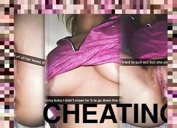 Snapchat Video of Cheating 19 Years old Hot Broken Slut