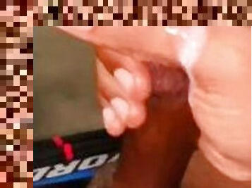 énorme, masturbation, orgasme, amateur, ejaculation-sur-le-corps, ébène, énorme-bite, ados, hardcore, black