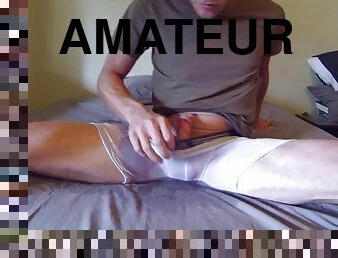 masturbation, en-plein-air, amateur, gay, musclé, blanc, humide