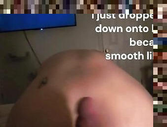Bouncing on Daddy's Cock