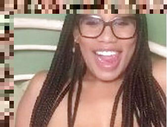 Jenna Foxx Glasses & Braids Pussy Play!