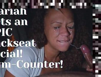 Cum Counter! Curly Haired MILF Mariah Gets an INSANE Facial!