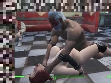 Orgasmic Redhead Roughly Fucked in Diner  Squirting Fallout 4 Mod Animation