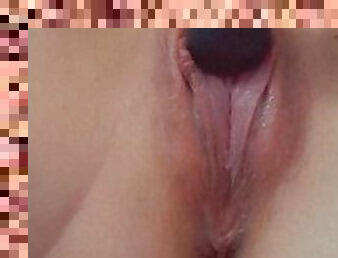 orgasmo, cona-pussy, esguincho, amador, anal, brinquedo, penetração-de-braço, sozinho, áspero