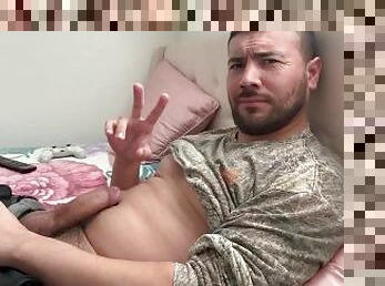 Amateur solo gay cock masturbation moaning and big cumshot www.onlyfans,com/roddddddd