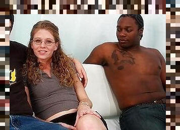 Jenny leigh gets her white married cunt banged by a black dude