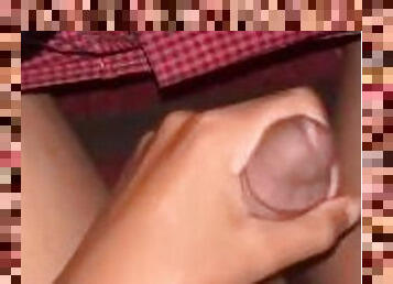 mastubasi, amatir, penis-besar, seorang-diri, perawan, penis