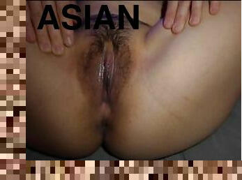 asia, payudara-besar, posisi-seks-doggy-style, mastubasi, orgasme, vagina-pussy, permainan-jari, manis, payudara