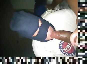 She Sucked my Huge Dick with a ski mask on then I pulled her Flower Panties to the side and slid in!!