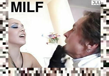 røv, anal, udløsning, milf, blond