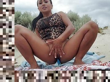 asiatique, gros-nichons, masturbation, public, échangistes-et-libertins, amateur, milf, jouet, plage, thaï