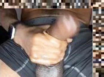 énorme, ejaculation-sur-le-corps, black, sale, massive, solo, boules, dure