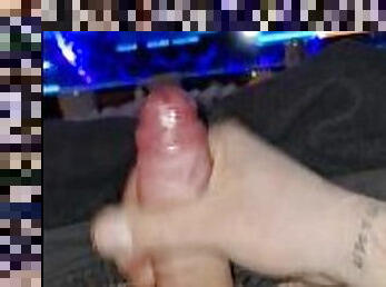 masturbation, amateur, ejaculation-sur-le-corps, énorme-bite, ados, branlette, attrapée, bite