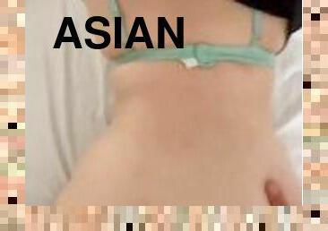 asiatique, orgasme, écolière, japonais, point-de-vue, dure