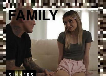 Free Premium Video Family Sinners - Naughty Babe Demi Hawks Finally Gets In Her Hot Step Derrick Pierces Pants