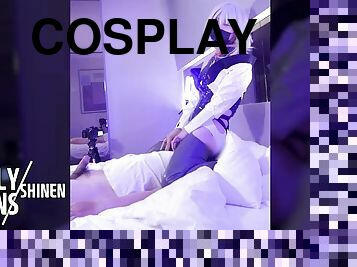 Face Sitting Sexy Cyberpunk Lucy Cosplayer, Asian Hentai Femboy Trans Crossdresser cosplay transexual 8