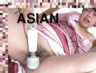 Asian hairy Kimono slut crazy video