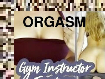 Horny slut fantasies about gym instructor