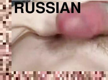 Hot Horny Russian Boy Masturbating in the Morning + HUGE Creamy Cumshot