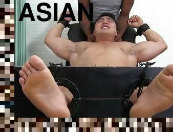 asiatique, interracial, hardcore, gay, bdsm, black, pieds, fétiche, bondage, musclé