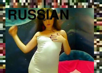 rus, amatör, güzellik, genç, üniversite, web-kamerası, kıç-butt, tek-kişilik, esmer-kadın, teşhircilik