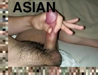 asia, mastubasi, amatir, penis-besar, jepang, sperma, seorang-diri, penis