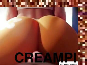 far, fisse-pussy, udløsning, teenager, creampie, sperm, anime, hentai, farmand, hårdhændet