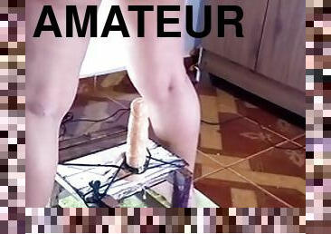 amateur, anal, granny, belle-femme-ronde, brésil, salope, gode, bout-a-bout, bottes, clignotant