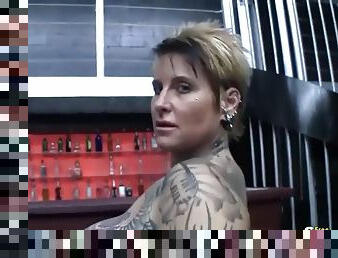 Tattooed milf gets pierced pussy banged