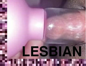 clitoris, valtava, orgasmi, amatööri, eebenpuinen, lesbo-lesbian, teini, lelu, kova-seksi, musta