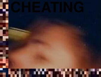 Cheating whore wife sucking dick