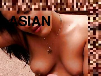 asiatisk, amatør, blowjob, cumshot, ludder, facial, cum, amerikansk