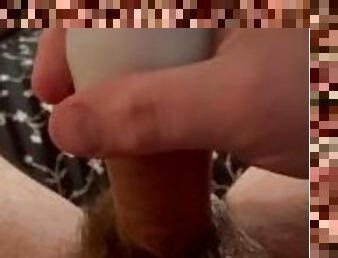 Husband uses egg sex toy