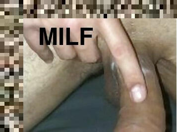 MILF Creams On Huge Cock