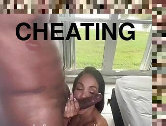 CHEATING LATINA WIFE FUCKS MAILMAN BBC