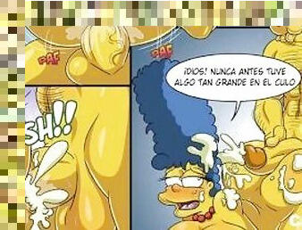 Marge Recibe Una Anal Con Final Cremoso - the Simpsons Hentai